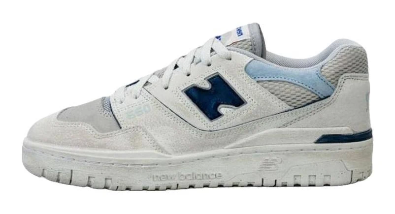 New Balance 550 "grey Navy" Men Sneakers - Grey/navy