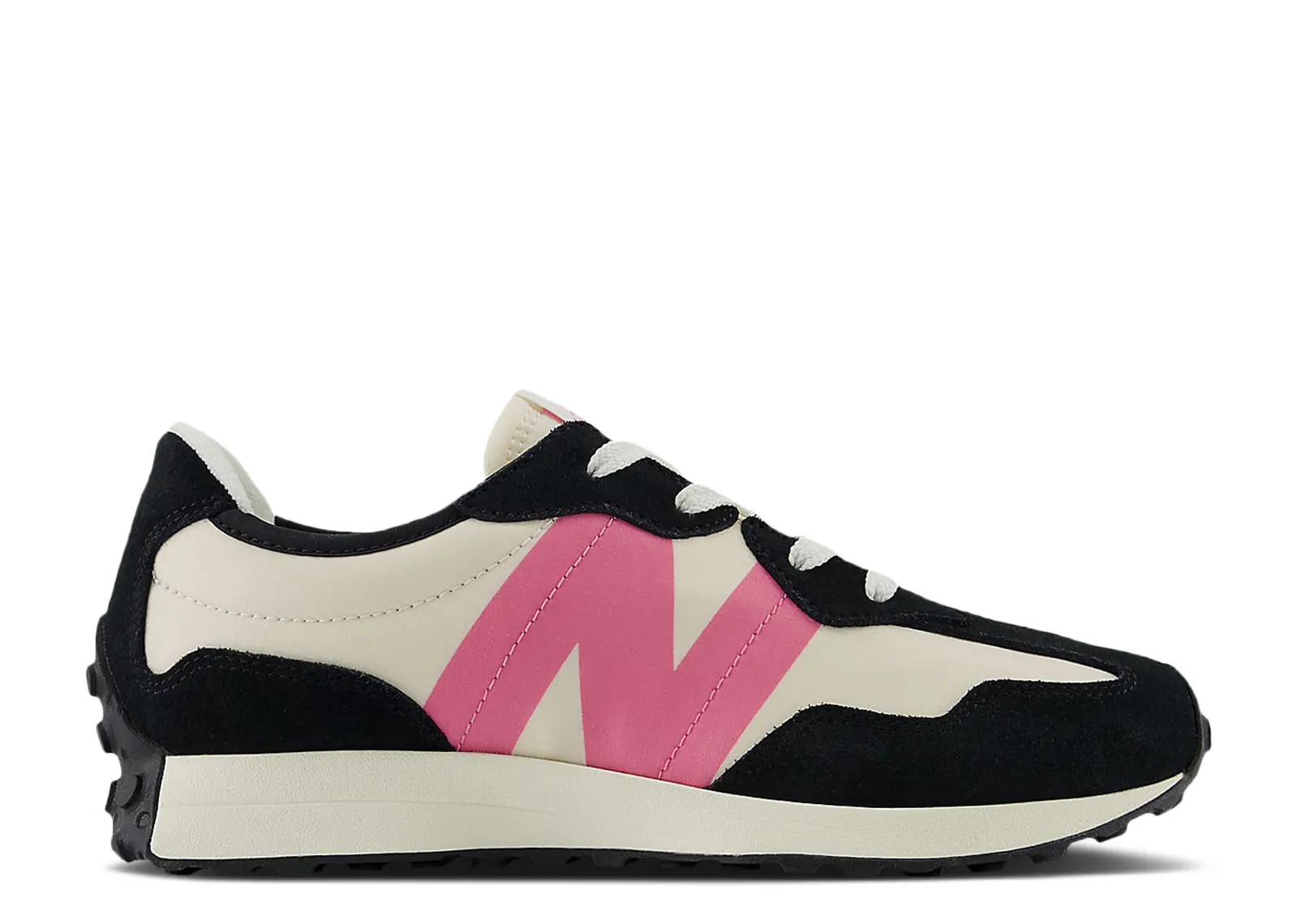 New Balance 327 Big Kid 'Black Real Pink'