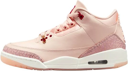 Jordan 3 Retro "valentine's Day" 2025 - Washed Coral/gym Red/sail