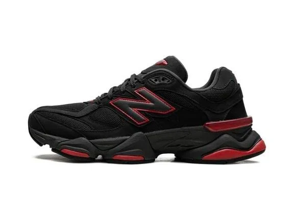 New Balance Women's 9060 Bred Sneakers - Black - Low-top sneakers - 12