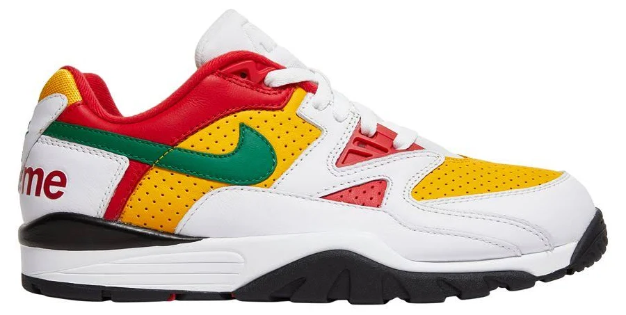 Nike Cross Trainer Low Supreme White Yellow Red