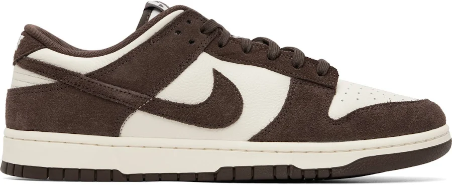 Nike Brown & Off-White Dunk Low Retro SE Sneakers
