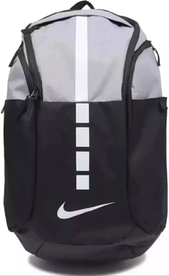 Nike Hoops Elite Pro Basketball Backpack Black Grey White Ba5554 012