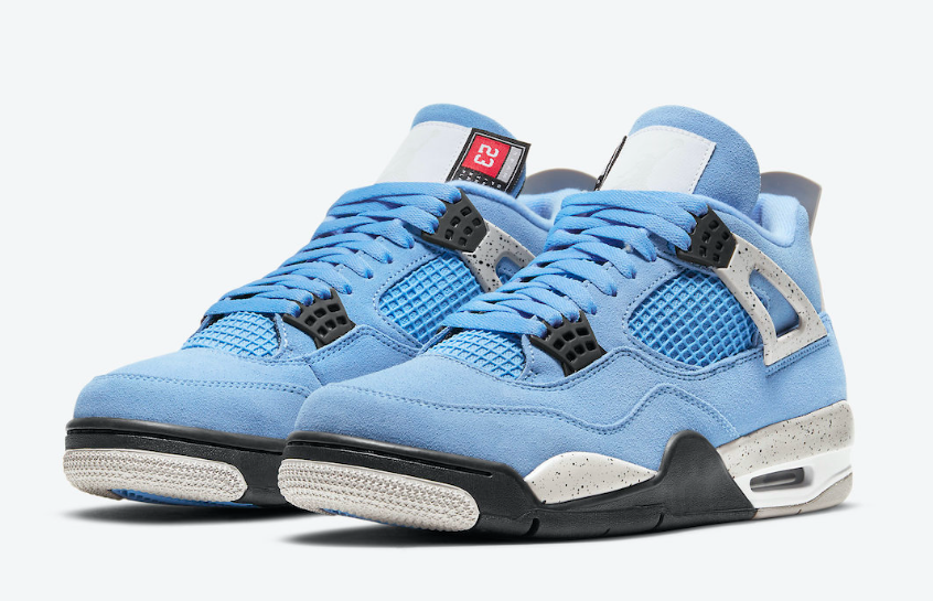 Blue 4s Aj4 Unc Air Jordan UNC University Blue White Grey 408452 CT8527 400 GS