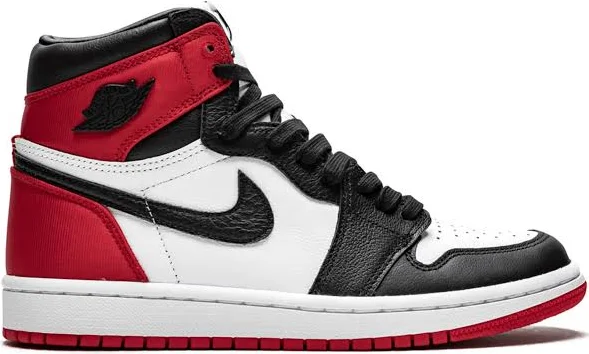 Jordan - Air Jordan 1 High OG "Satin Black Toe" sneakers - women - Calf Leather - 8