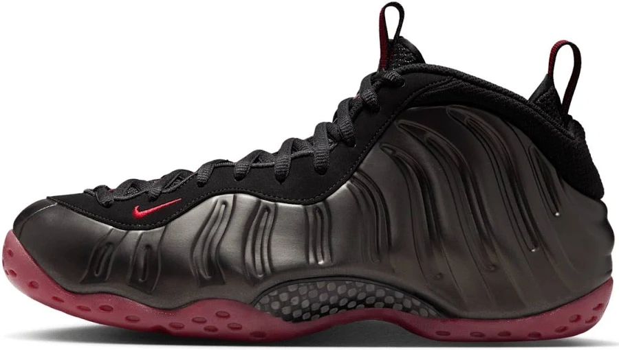 Nike Men’s Air Foamposite One Cough Drop Sneaker, Black/red