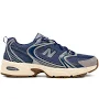 New Balance - 530 mesh sneakers - women - Mesh/Fabric/Calf Suede/Rubber - 6 - Blue