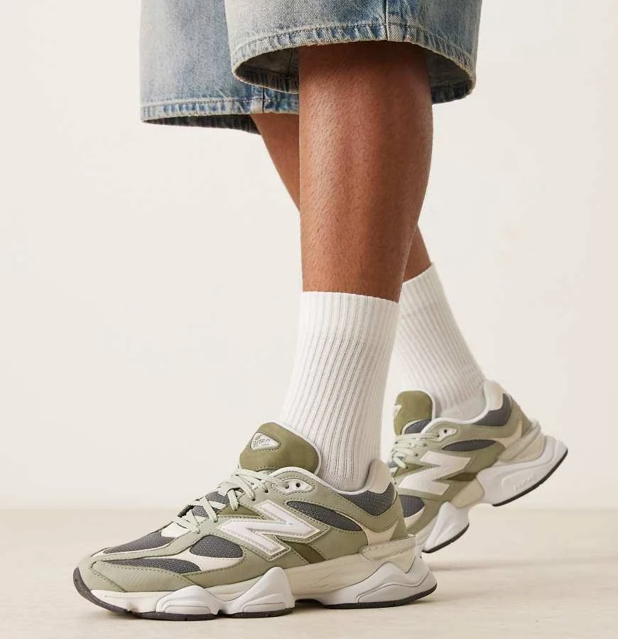 New Balance 9060 sneakers in green