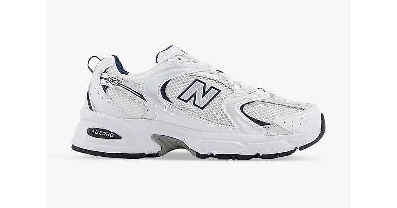 New Balance Women's Mr530 Logo-Embossed Leather Low-Top Trainers