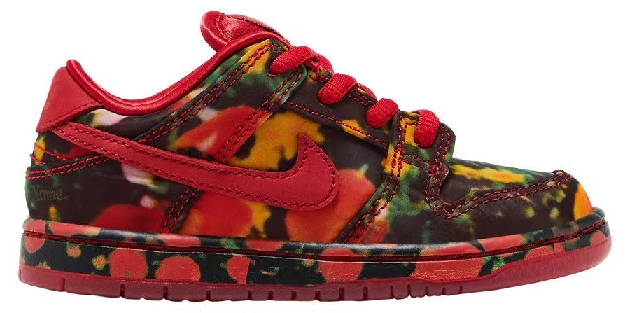 The Wizard of Oz x Nike Dunk Low SB TD 'Poppy Field' | Red | Infant Size 4