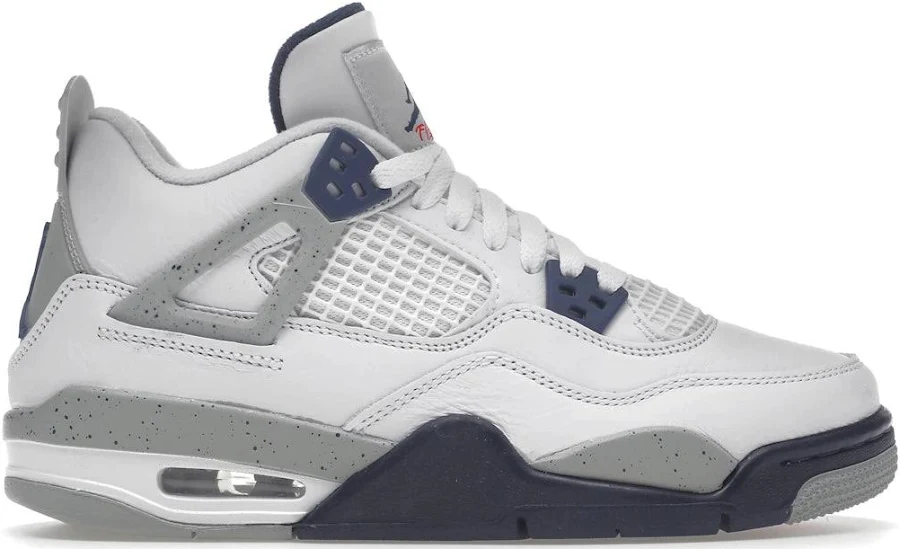 418604 Jordan 4 Retro Midnight Navy (GS)