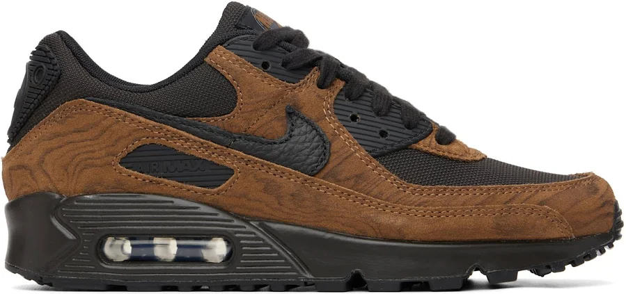 Nike Tan & Brown Air Max 90 Sneakers