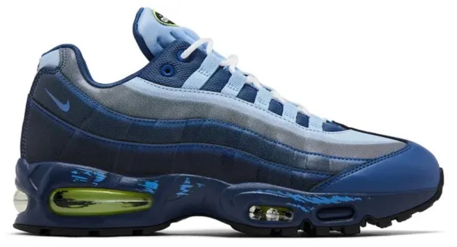 Nike Shoes | Nike Air Max 95 Yu Gi Oh Joey Limited Edition | Color: Blue/Green | Size: 5 | Miiszstarr's Closet