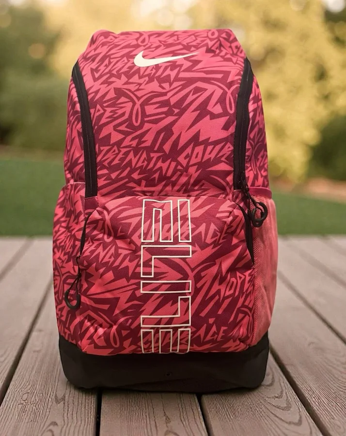 Nike Hoops Varsity Elite Playful Pink Black 32l Basketball Backpack