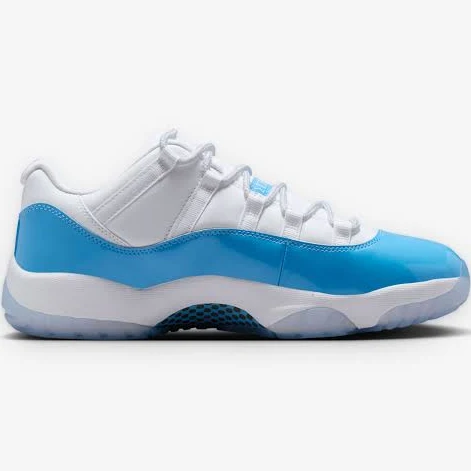 Nike - Men's Air Jordan 11 Retro Low Sneakers - (White/University Blue)