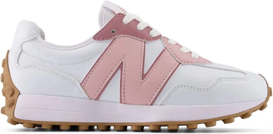New Balance 327 Golf White Pink (Women's), UK 4
