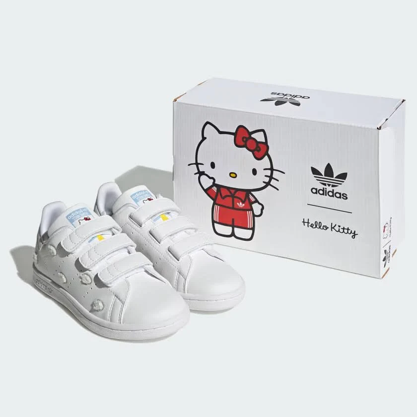 Adidas × Hello Kitty Stan Smith Comfort Closure Kids Size 1 &2