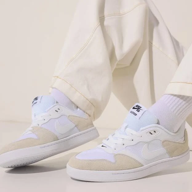 Nike Women's Sb Alleyoop Shoes in White | Size 8.5