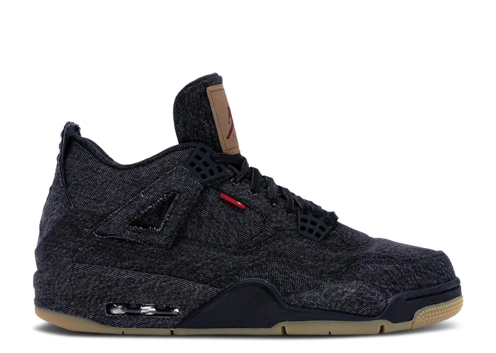 Levi's x Jordan 4 Retro 'Black Denim - Blank Tag'