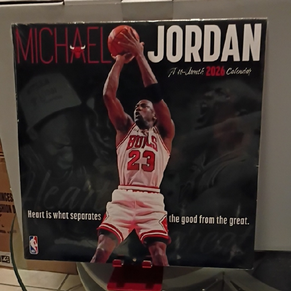 Michael Jordan 16-month 2026 Calendar Upper Deck DateWorks NBA NWT Collectible