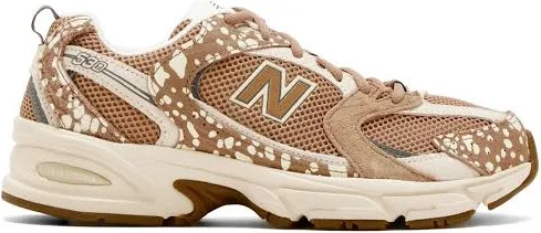New Balance - 530 spotted panelled sneakers - unisex - Mesh/Fabric/Calf Leather/Rubber - 4.5 - Neutrals