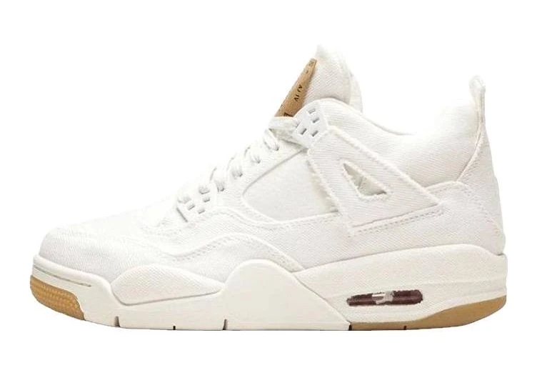 Jordan Air 4 Retro X Levi's - White Denim