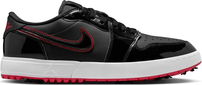 Nike Air Jordan 1 Low G Spike Golf Shoes - Black/White/Varsity Red - 11.5 - MEDIUM