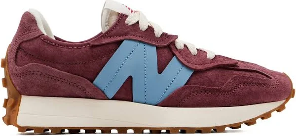 New Balance - 327 contrast-panel sneakers - unisex - Calf Suede/Fabric/Rubber - 4.5 - Red