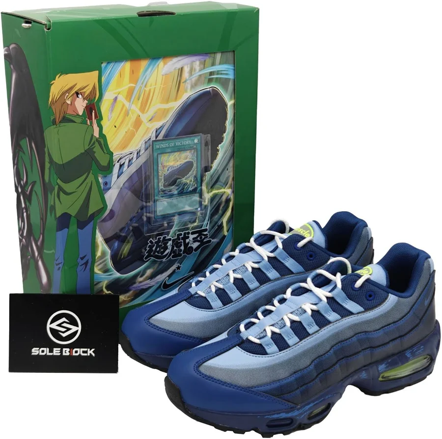 Yu-gi-oh X Nike Air Max 95 Air Muscle Joey Blue Ii7404-400 (with Promo