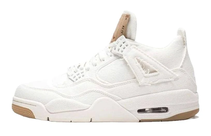 Jordan 4 Retro X Levi's - White Denim