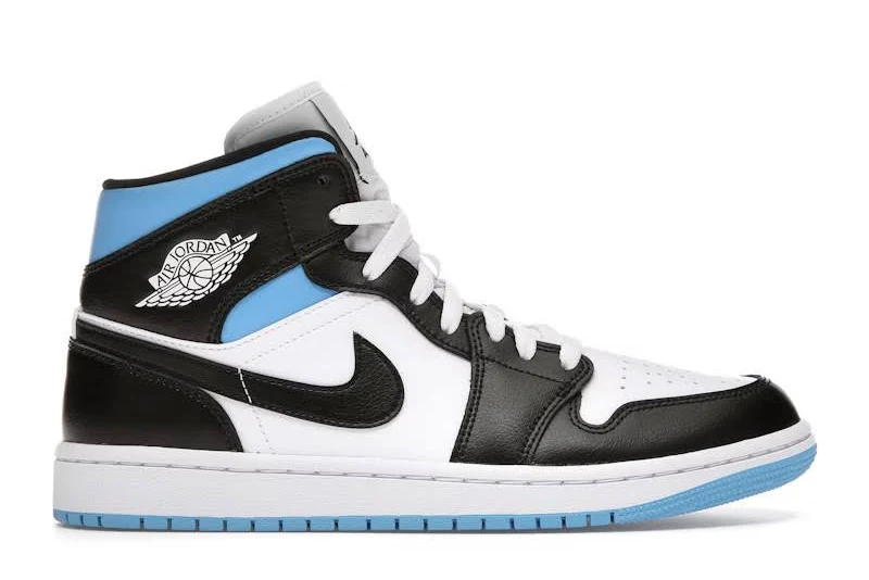Jordan 1 Mid University Blue (women's)