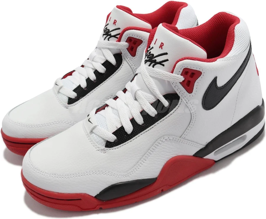 Nike Flight Legacy Red White Black Men Casual Lifestyle Shoes Sneaker