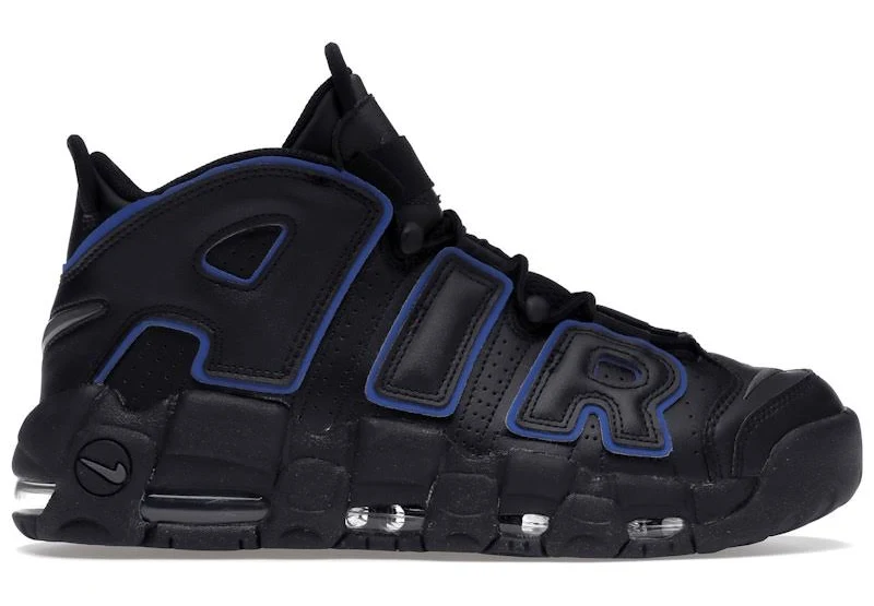 Nike Air More Uptempo 96 Black Game Royal Iron Grey