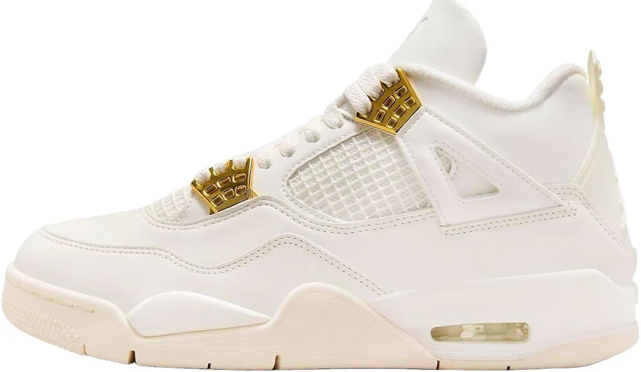 Jordan Air 4 Retro "metallic Gold - Sail/metallic Gold/black