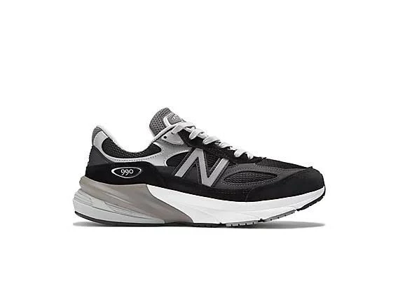 New Balance Made in USA 990v6 - Black with White - 5.5