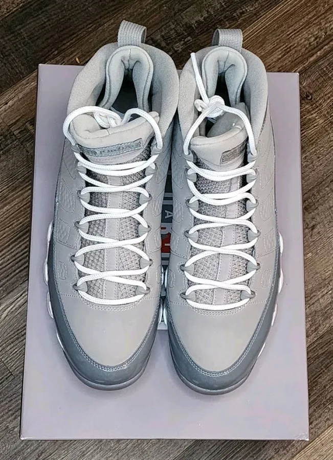 Jordan Air Jordan 9 Retro Cool Gray White Patent Leather Hv4794-011