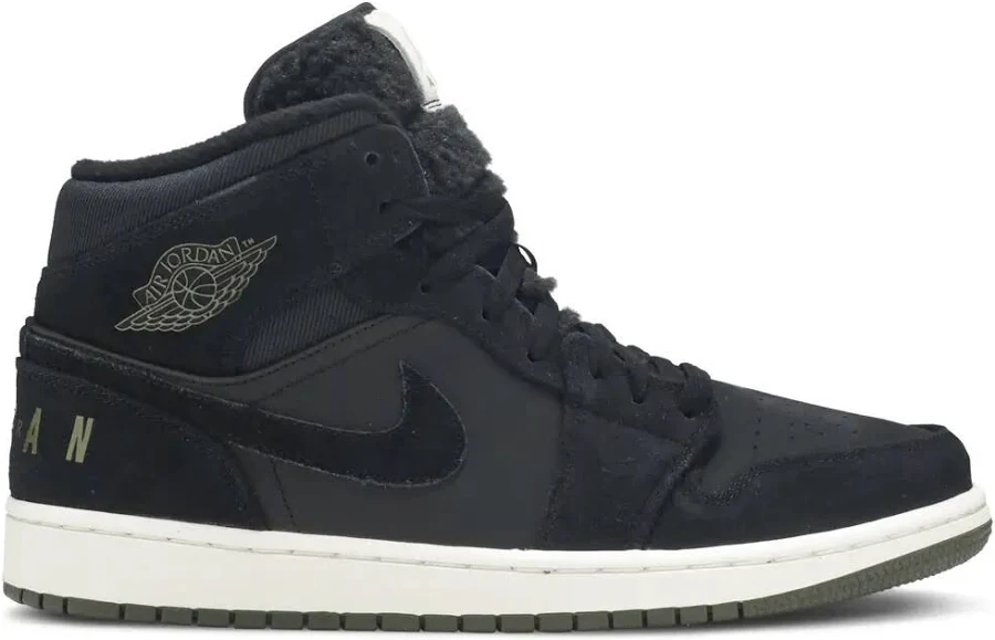 Air Jordan 1 Retro Mid 'black' 2018 10.5
