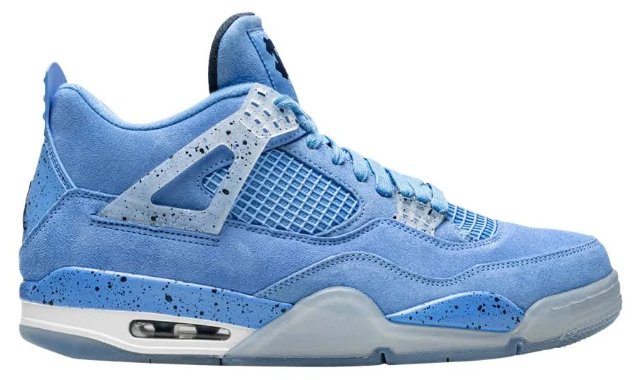 Jordan 4 Retro Unc Football Pe - Blue