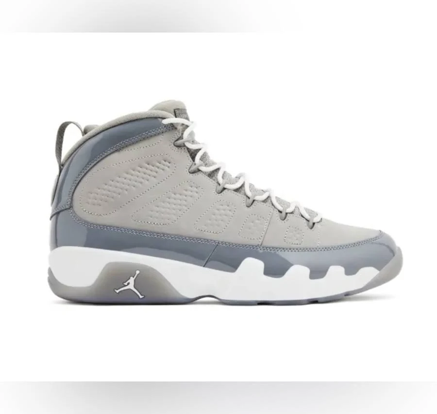 Jordan Shoes | Men Air Jordan 9 Retro “Cool Greys” In Grey And White (2025) | Color: Gray | Size: 7.5 | Geehollyy's Closet