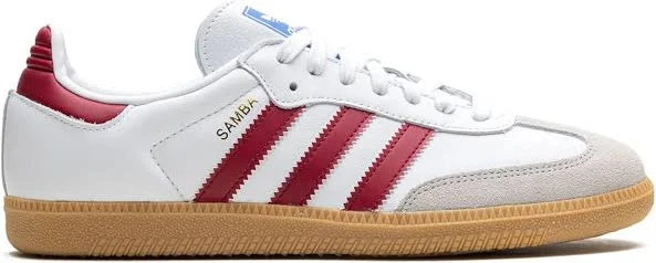 adidas - Samba OG "Collegiate Burgundy" sneakers - men - Rubber/Leather/Suede/Leather - 4 - White
