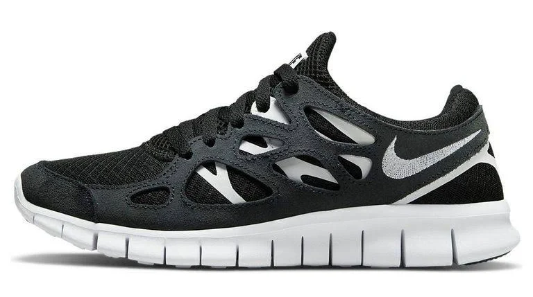 Nike Women's (Wmns) Free Rn 2 Off Noir' - Black - Low-top sneakers - 8