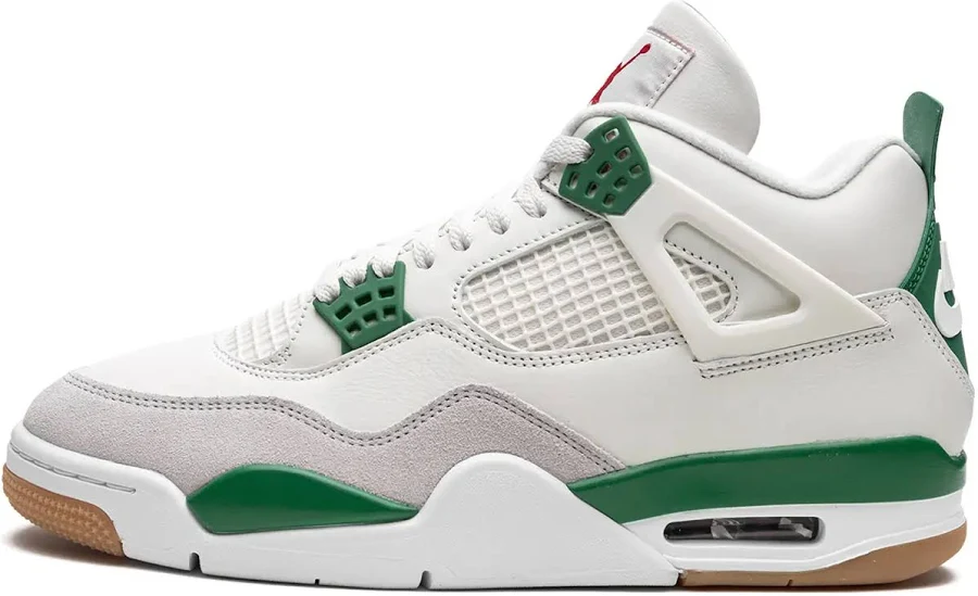 AIR JORDAN 4 Retro SB "Pine Green" Sports Sneaker, Style Code DR5415-103