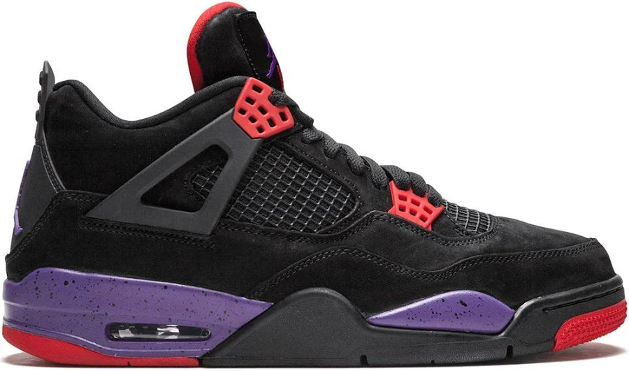 Jordan Air 4 Retro Raptors/drake Ovo Women Sneakers - Black