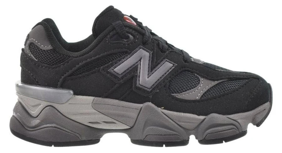 New Balance 9060 Little Kids' Shoes Black/Castlerock pc9060-bk Black/Castlerock / 13.5