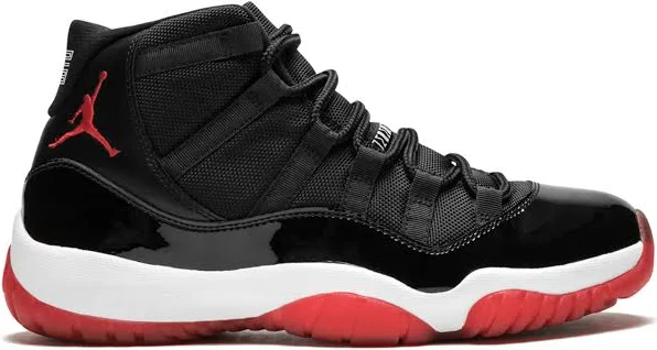 Jordan - Air Jordan 11 Retro "Bred" sneakers - unisex - Patent Leather/Patent Leather/Rubber - 12 - Black