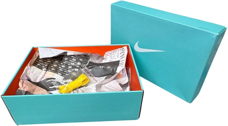 Nike Tiffany & Co. Collaboration Box Air Force 1 w/ Extra Yellow Laces 13x9.5x5