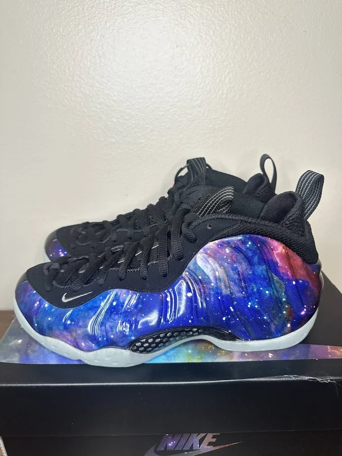 Mens Nike Air Foamposite One Qs “galaxy” Size 7.5
