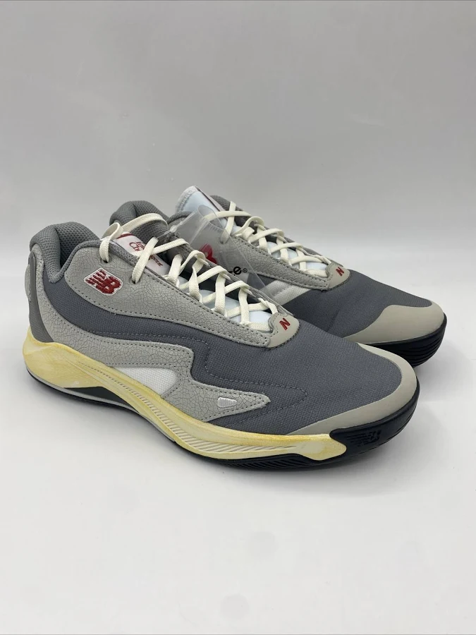 Balance Kawhi 4 Grey Day 2024 Grey Red White Bbklsgd4 Men’s Sizes 8-14