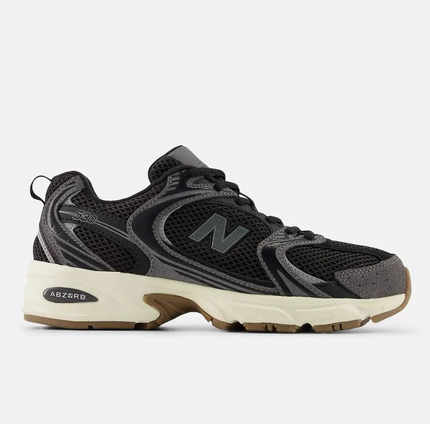 Nb Unisex 530 Black With Castlerock (authentic)