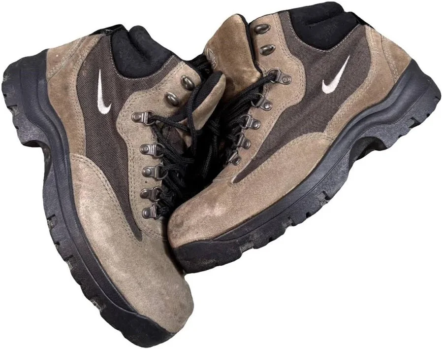 Nike Acg Brown Suede Hiking Boots Size 43 EU